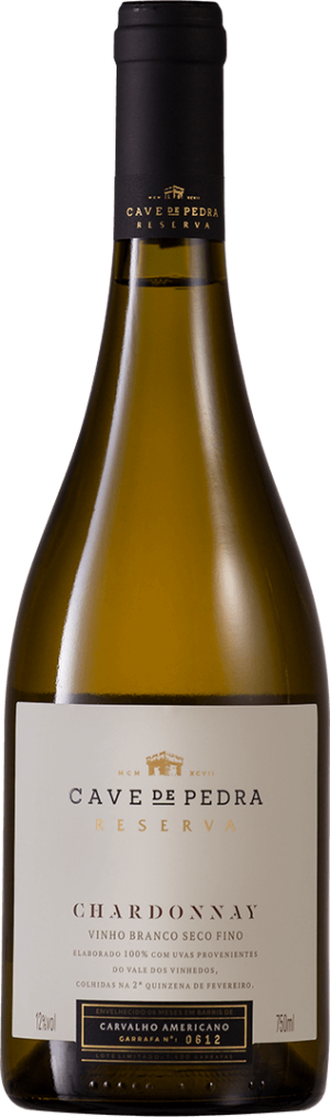 Foto do produto CAVE DE PEDRA RESERVA CHARDONNAY SAFRA 2021 